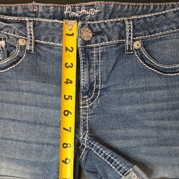 Amethyst Blue Jean Shorts - Picture 9 of 11